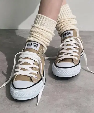 CONVERSE 컨버스 올스타 캔버스 스니커즈 베이지 23cm