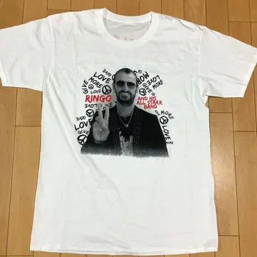 새상품급 RINGO STARR 링고 스타 2019 30주년 투어 티셔츠