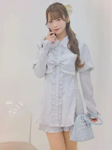 앙크루즈 자카드 셋업