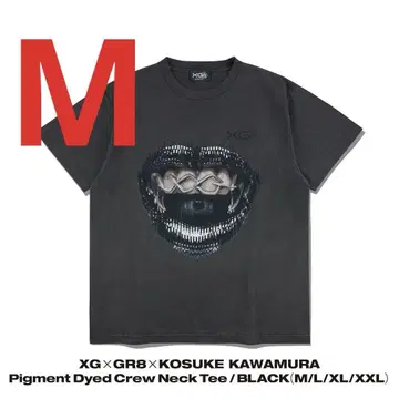 XG GR8 크루넥 티 블랙 가와무라 코스케 M 사이즈
