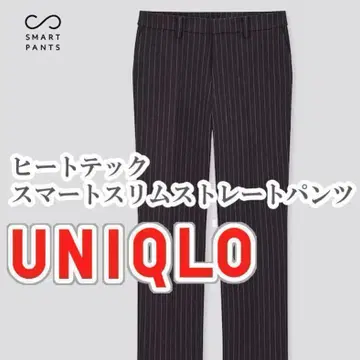 유니클로 히트텍 스마트 슬림 스트레이트 팬츠 55cm 네이비