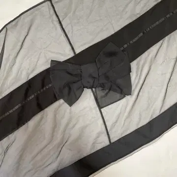 keisuke kanda 기모노 시스루 스톨 블랙