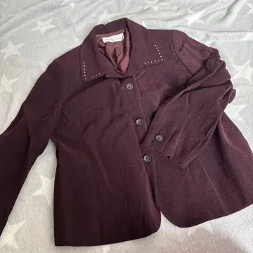 DELICe Sports 여성용 버건디 테일러드 자켓