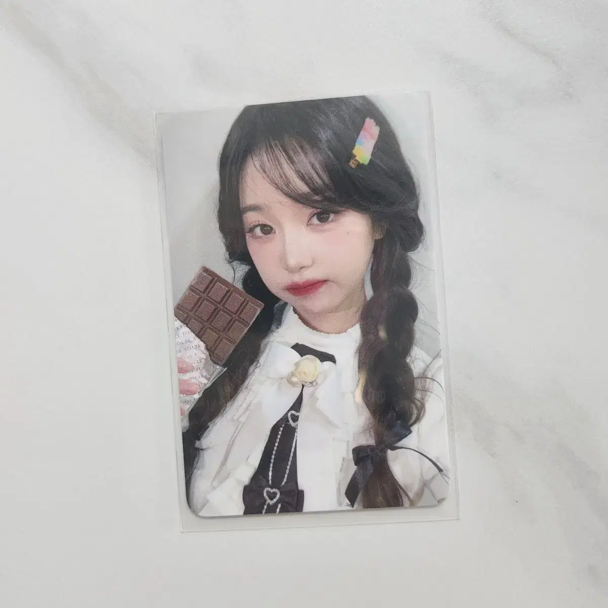 아이브 장원영 엠파시 위드뮤 럭키드로우 초코 포토카드