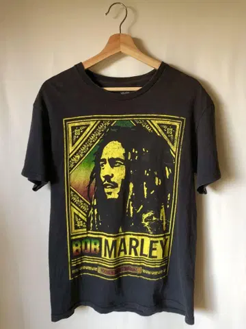 BOB MARLEY 밥 말리 티셔츠 레게 자메이카 밴딩 티셔츠