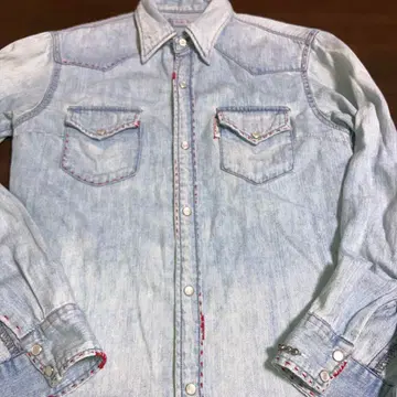 BLUE BLUE 웨스턴 바지 데님 셔츠 사이즈 2