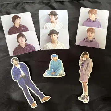 BTS 사진 스티커 세트 맨네 라인