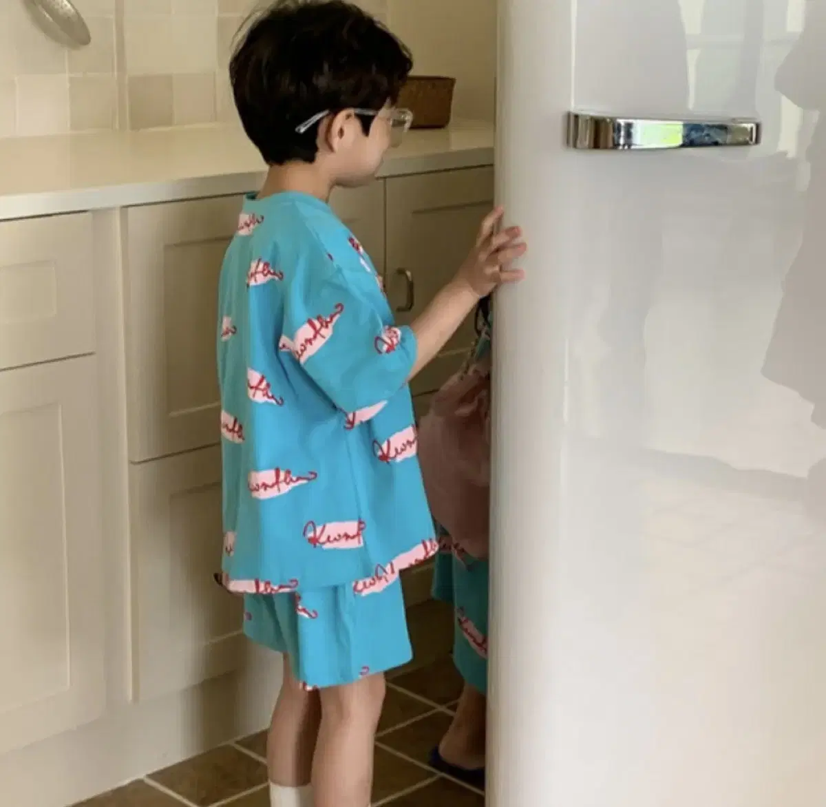 Boys' Top and Bottom Set, Short Sleeve Top and Bottom Set, Boys' Clothes, Bean Pants Set