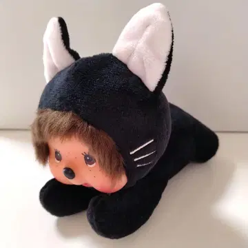 네소베리 몬치치 봉제 인형 블랙 고양이