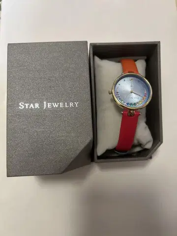 STAR JEWELRY 라메 믹스 쿼츠 손목시계