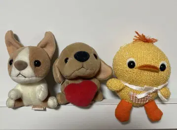 헤이세이 레트로 시나다 코기, 래브라도, 오리 봉제 인형 키체인