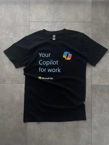 기업 티셔츠 Microsoft 거의 미사용품