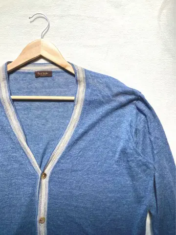 폴스미스 린넨 100 썸머 가디건 네이비 블루 L 새상품급