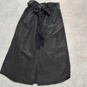 PATOU 블랙 롱 스커트 36