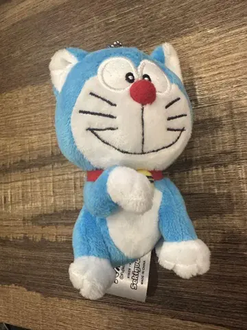 도라에몽 캣캣 캣 후드를 먹은 고양이 마스코트