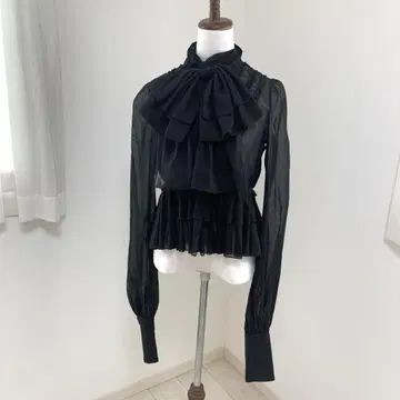 alice auaa/쉬폰 블라우스, 리본 포함