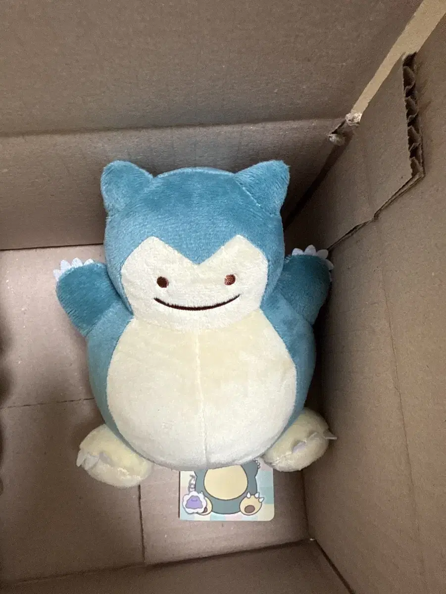 포켓몬 변신메타몽 팝업 변신 잠만보 인형