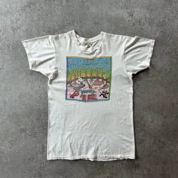80s 스크린 스타즈 티셔츠 USA제 L 재즈 페스티벌