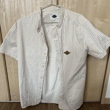 Karaku XL 스트라이프 반팔 셔츠 베이스볼 셔츠