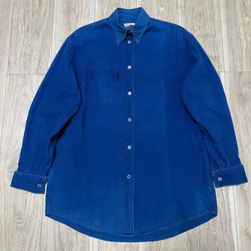 인디고 염색 폴스미스 JEANS 긴팔 셔츠 R-7592
