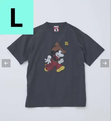 MICKEY MOUSE / 미키 마우스 별주 웨스턴 프린트 티셔츠