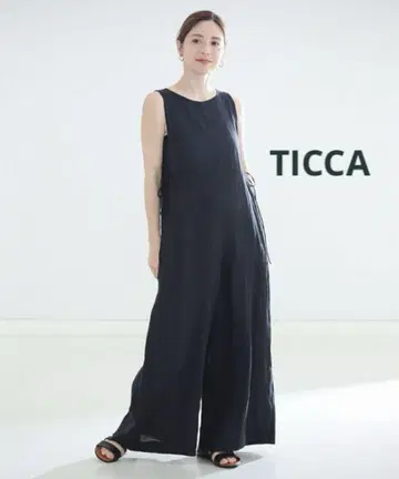 TICCA 티카 린넨 슬리브리스 올인원 콤비네존