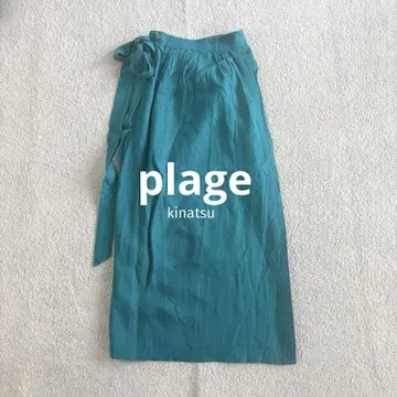 plage 린넨 랩 스커트, 에미리 베미리 착용, 36