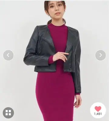 로얄 파티 노카라 라이더 자켓 ROYAL PARTY