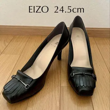 시착만 한 상품! EIZO 블랙 펌프스 24.5cm