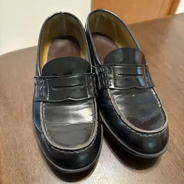 HARUTA 블랙 로퍼 25.5