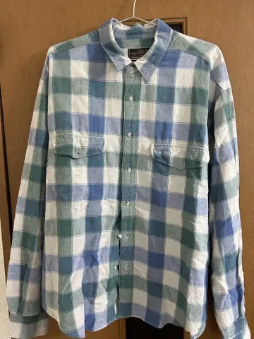 Eddie Bauer 체크 무늬 긴팔 셔츠 XL