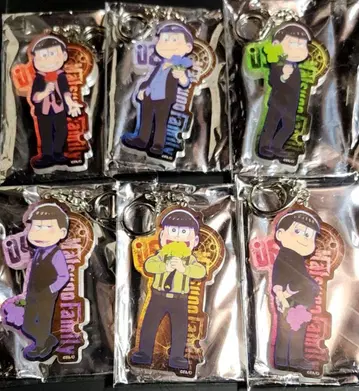 오소마츠 6쌍둥이 마피아 아크릴 키링 6종 세트