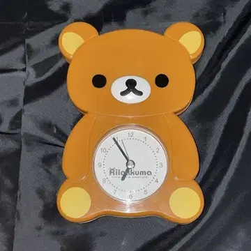 리락쿠마 San-X 전신 시계 벽시계 바스크 시계 타월 행거 목욕탕