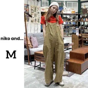 니코앤드 니코앤드 FINE 린넨 포켓 살로펫 카멜 M