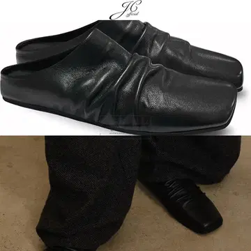 JCAESAR 가죽 슬리퍼
