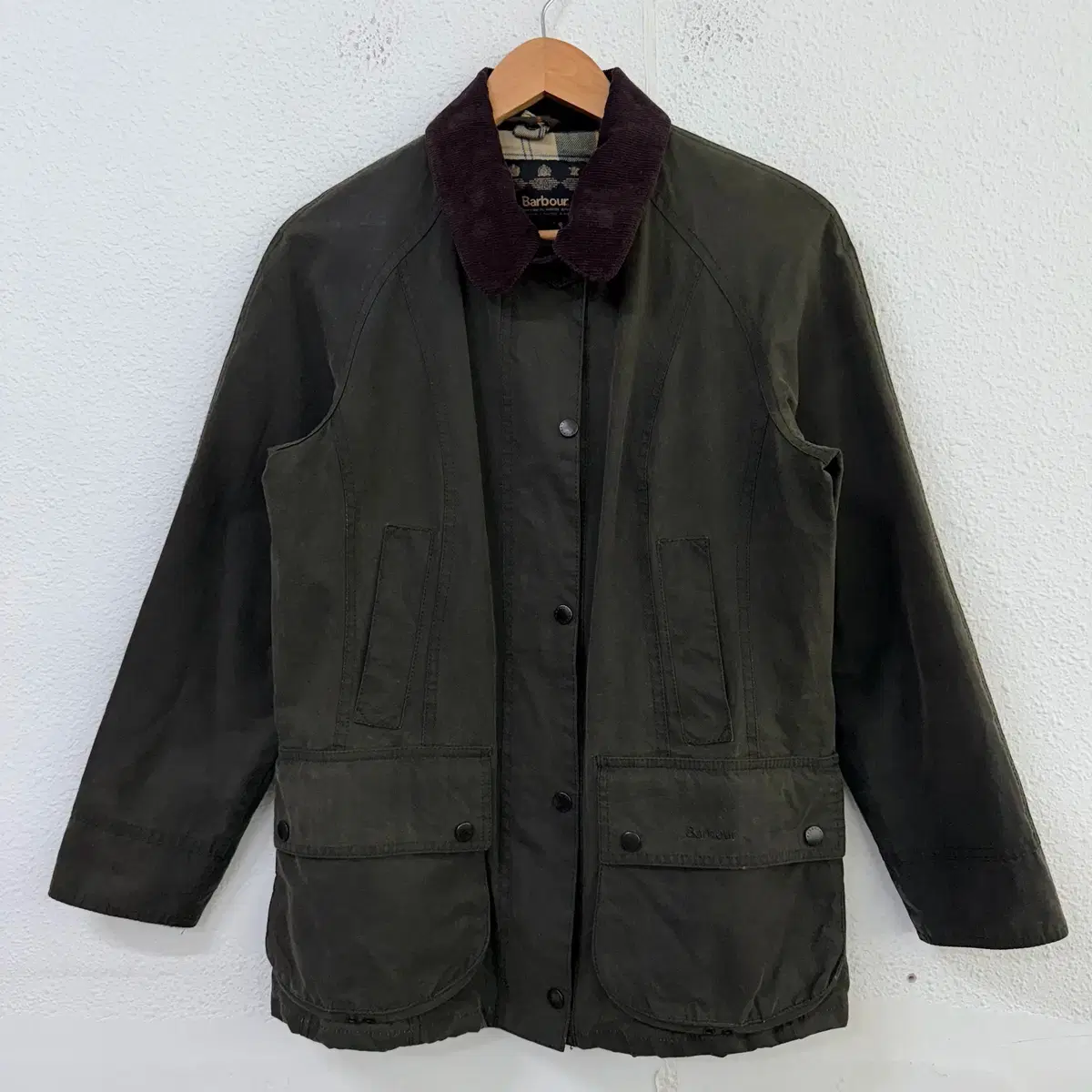 BARBOUR 바버 [UK 10] Barbour Women's Beadnell Wax Jacket Sage - Main Image