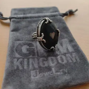 Gem Kingdom 반지 10호, 10.5호 실버 925