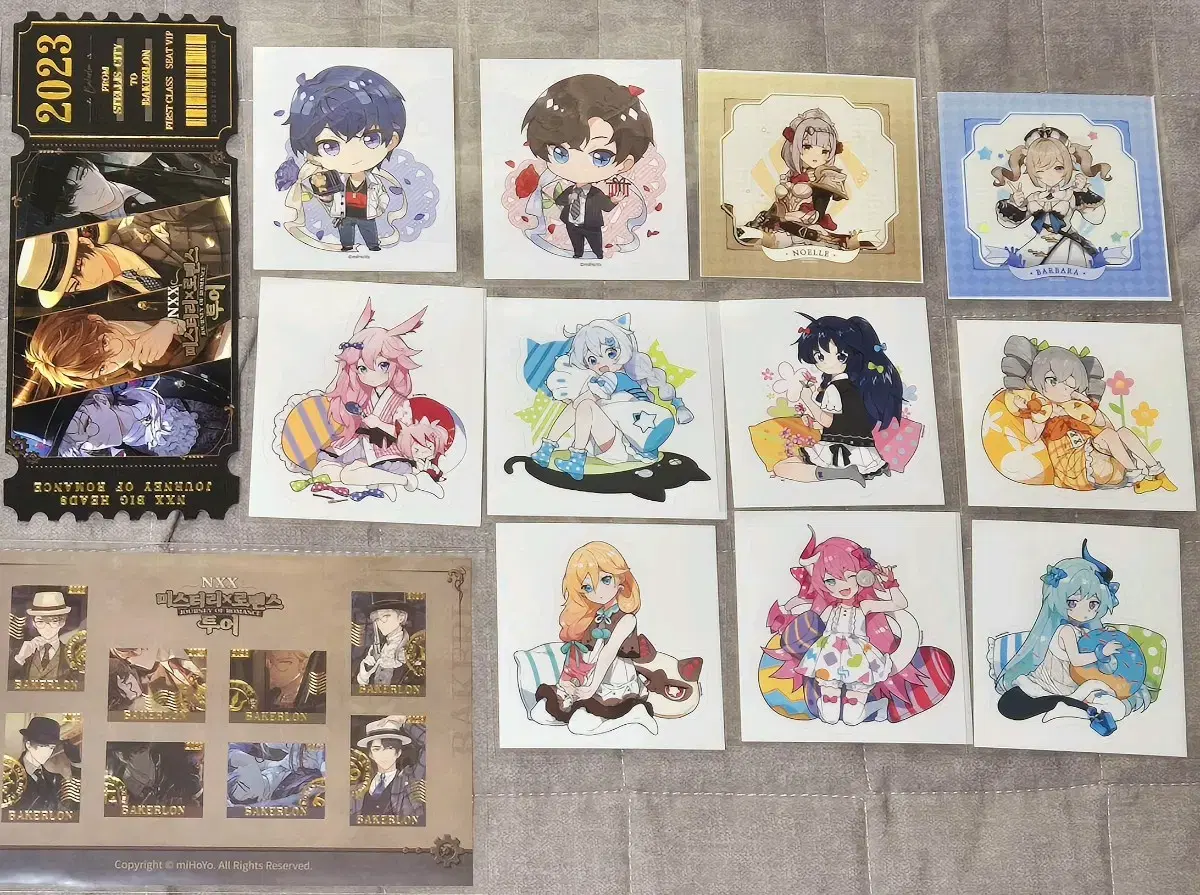 Tears of Themis Genshin Impact Honkai Impact 3rd Pop Up Bubble Collaboration Cafe pre-order benefit bulk wts