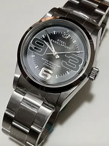 STEEL BAGELSPORT 자동 감기 손목시계