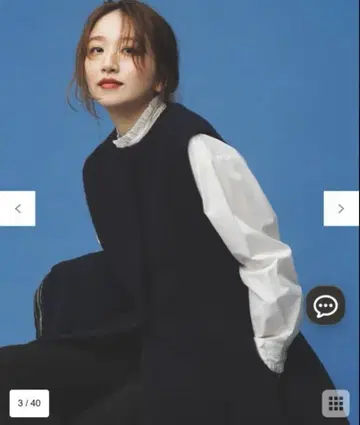 최종 가격! 안피로 프릴 넥 셔츠 7,990엔 세금 포함