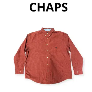 US 구제 의류] CHAPS 빅 사이즈 체크 긴팔 셔츠 2XL