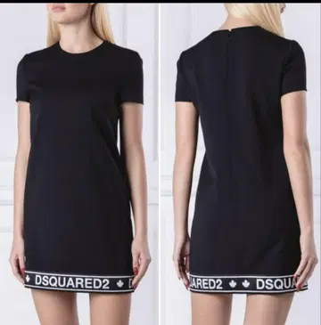 DSQUARED2 디스퀘어드 로고 원피스 38