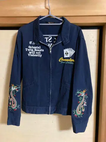 BACKSTREET CRAWLER 블루종 M 사이즈