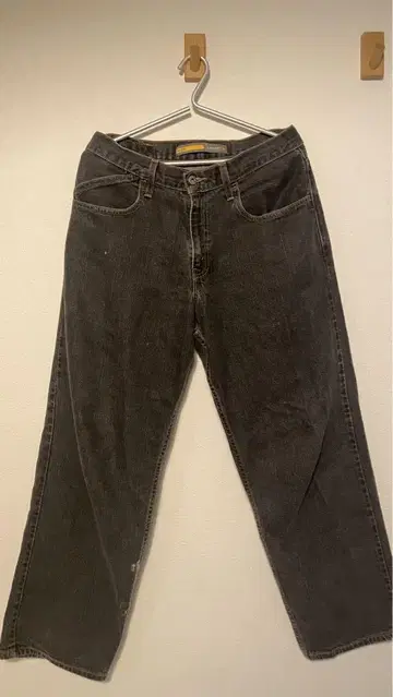 SILVERTAB 다크 그레이 배기 데님 00s W32 L32