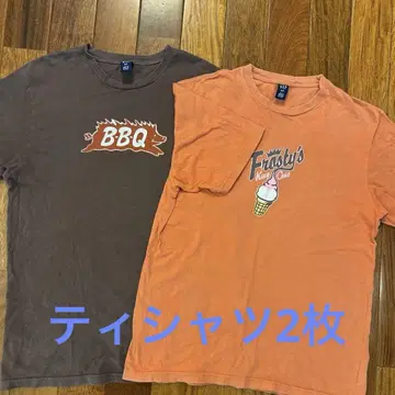 GAP 티셔츠 올드 택 2장