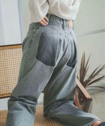 리메이크 디자인 루즈 데님
