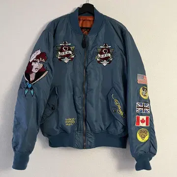 Ed Hardy MA-1 자켓 리버서블 에드 하디