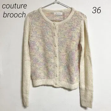 0106 couture brooch 쿠튀르 브로치 니트 가디건