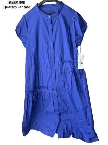 Quattro Fantino 쿠아트로 판티노 원피스 반팔 파랑 네이비