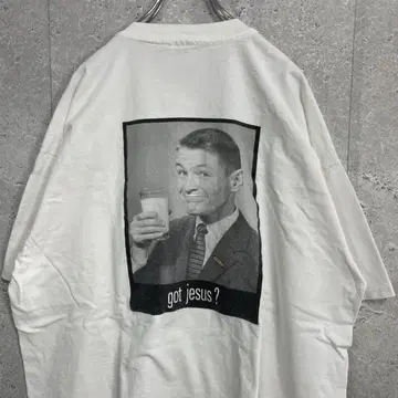 USA제 90s got milk or got jesus 빈티지 티셔츠